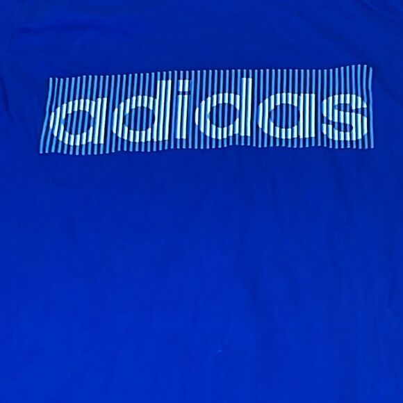 Adidas  Amplifier Tee T-shirt, blue Small - Picture 2 of 4